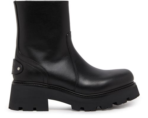 CELINE Celine Triomphe Rangers zipped boots in calfskin