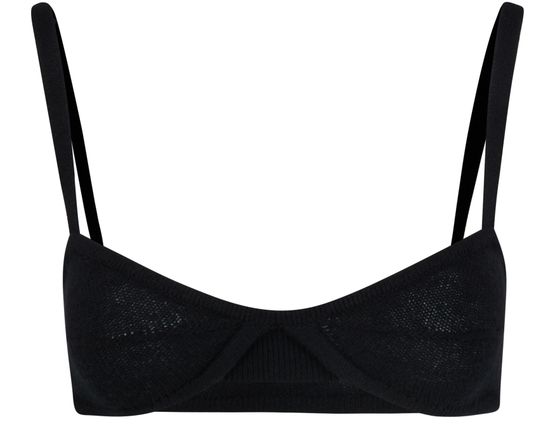 Khaite - Marcy logo jersey bralette Khaite