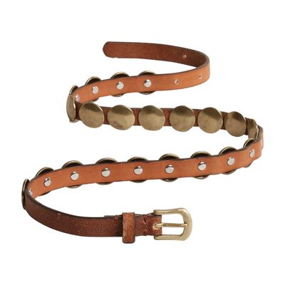 Golden Goose Trinidad Leather Belt In Brown
