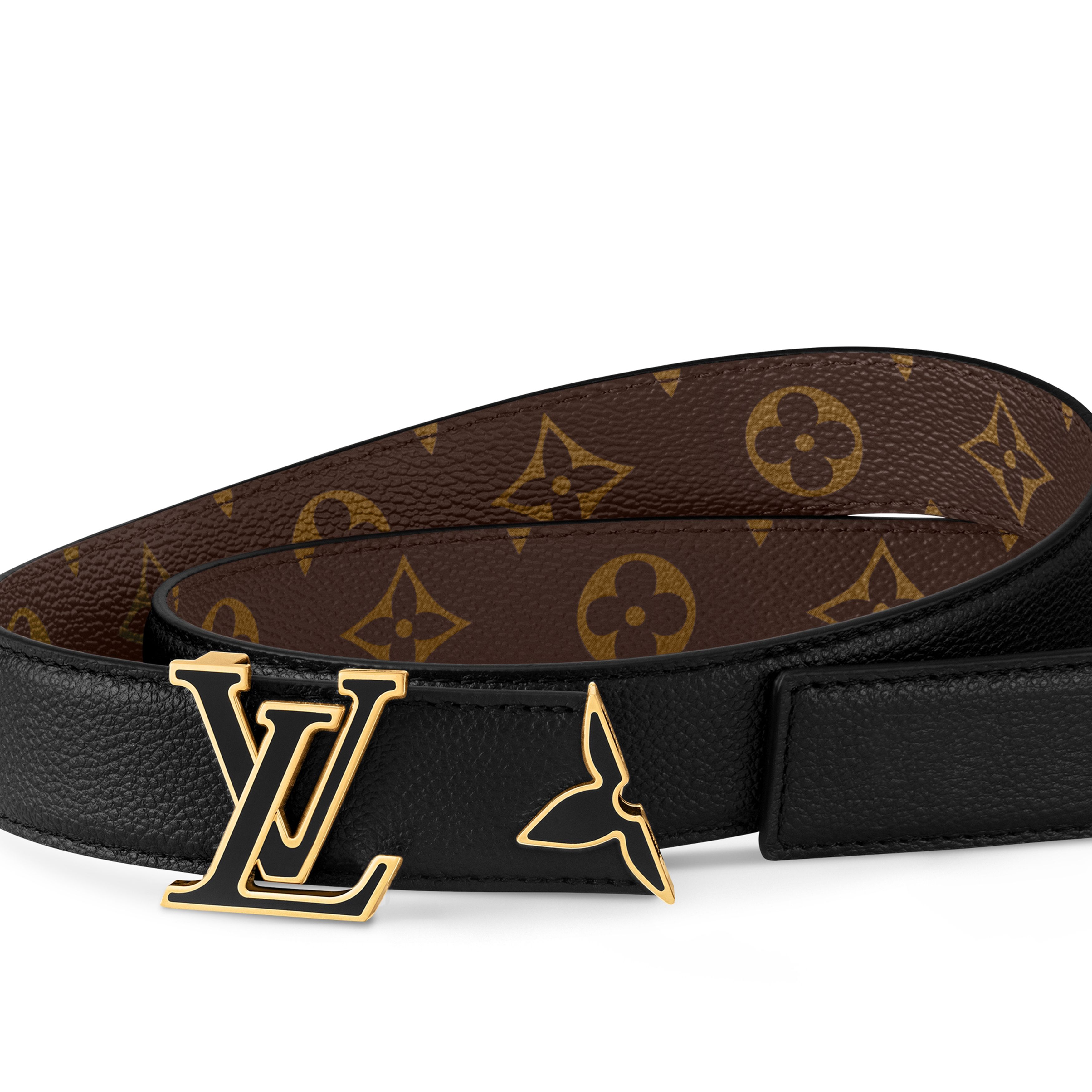 Pretty LV Enamel 30mm Reversible Belt thumbnail 3