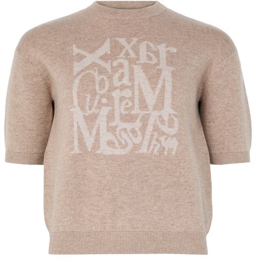 S MAX MARA Begonia knit t-shirt