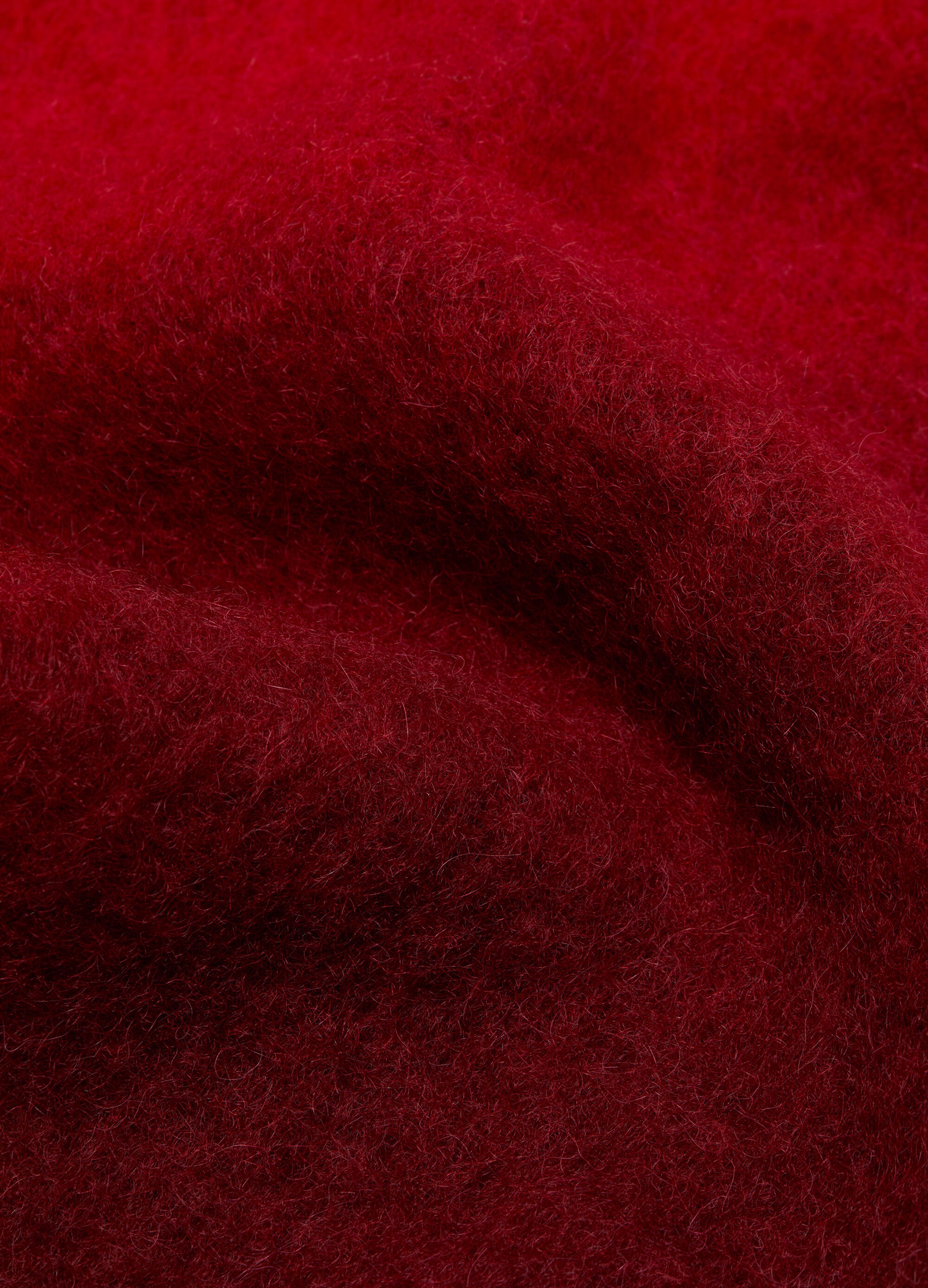 Fringed wool scarf thumbnail 4