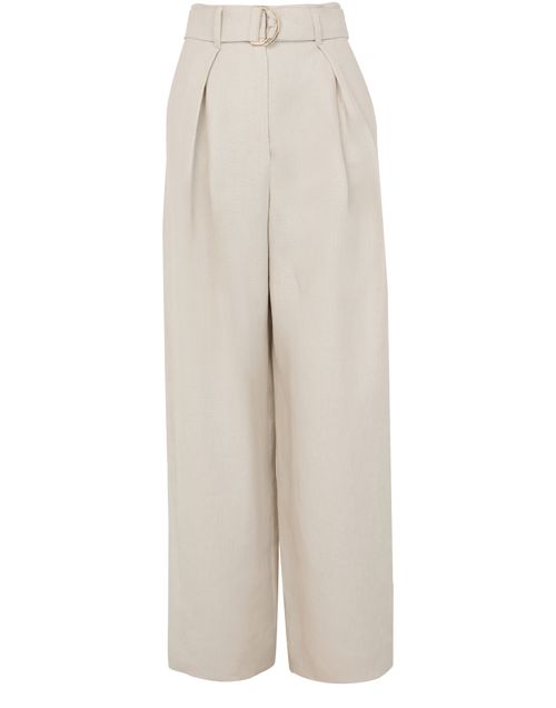 S MAX MARA Hose mit Gürtel Jane