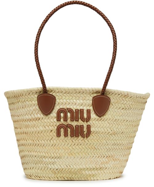 MIU MIU Palmetto 中号草编包