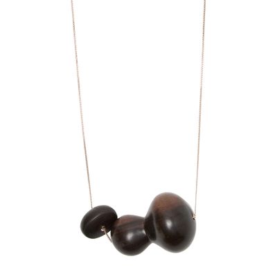 Max Mara Pendant Necklace In Brown