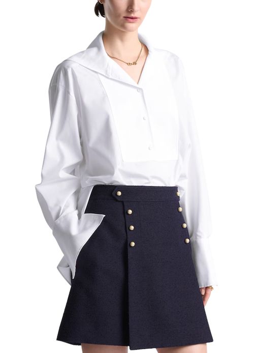 DIOR Blouse with Sailor Collar