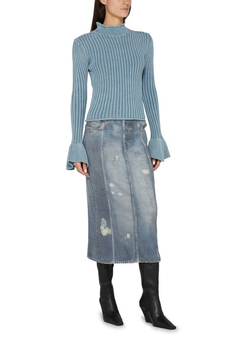 ACNE STUDIOS Denim long skirt