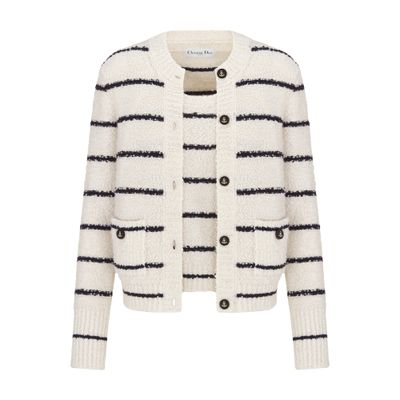 Women's Dior Marinière short-sleeved sweater | DIOR | 24S