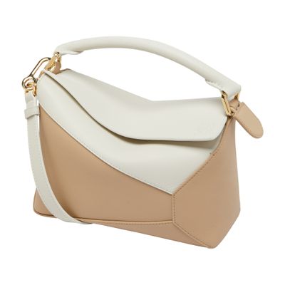 Loewe Small Puzzle Bag In Neutral