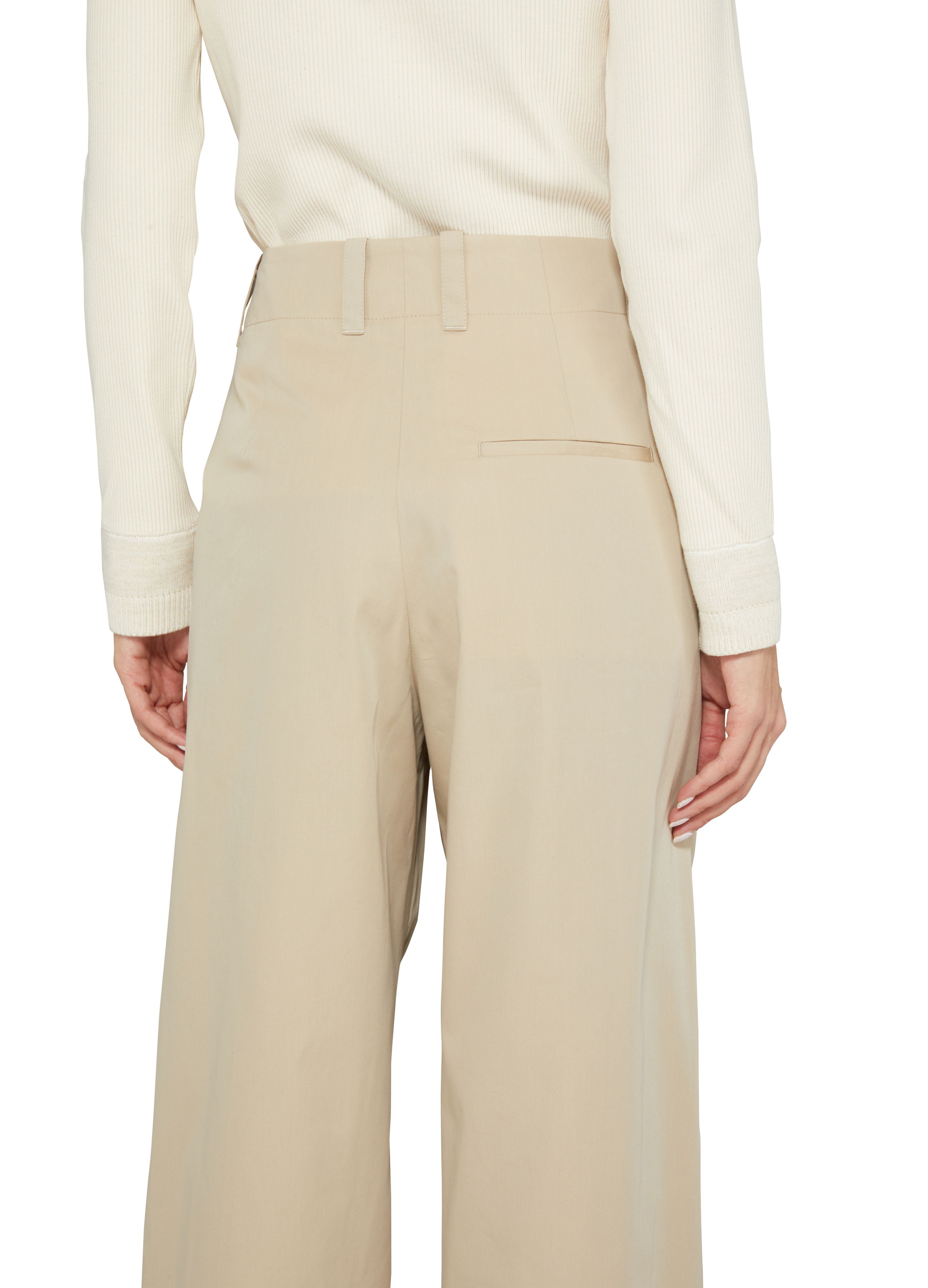 Cotton silk pants thumbnail 5