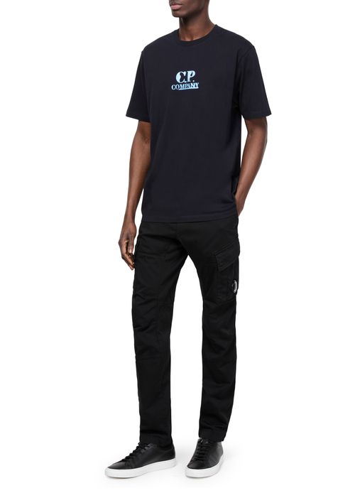 CP COMPANY Jersey logo T-shirt