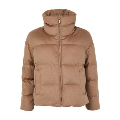 Max Mara Diego Puffer Jacket - The Cube In Brown