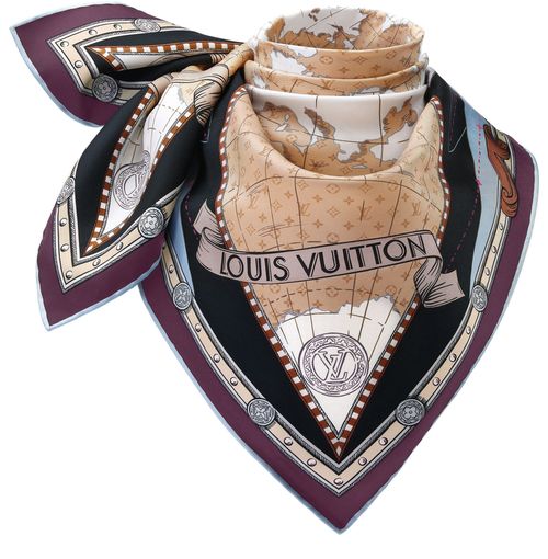 LOUIS VUITTON LV Map Square 90
