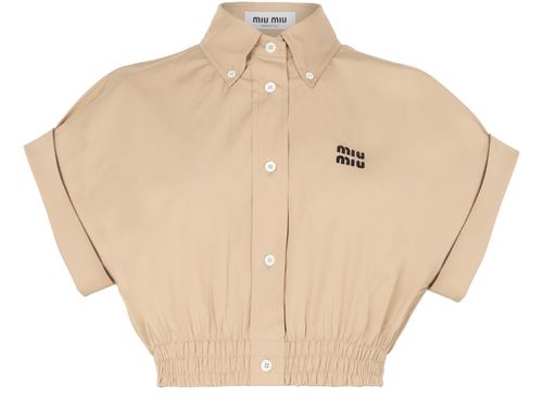 MIU MIU Cropped shirt