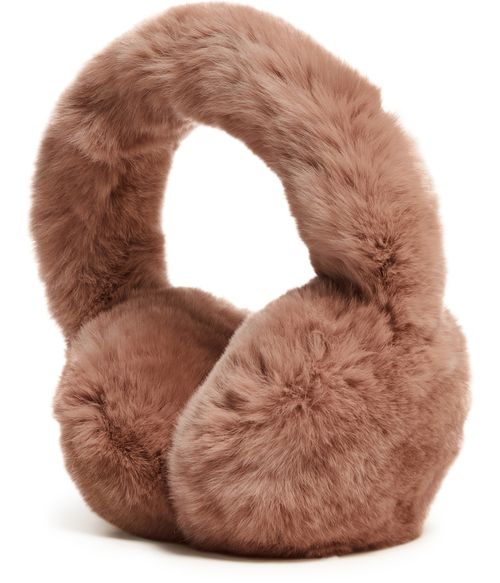 YVES SALOMON Cache oreilles en fourrure de lapin rex
