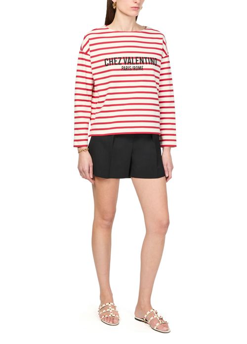 VALENTINO GARAVANI T-shirt manches longues à logo