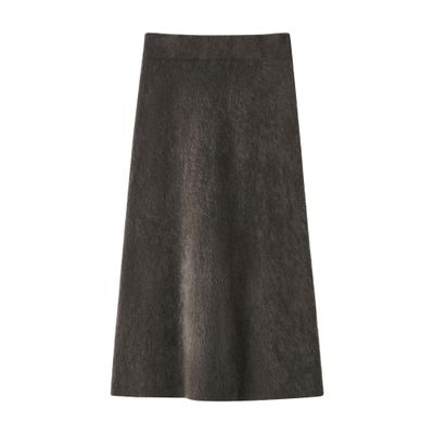 Lisa Yang Asta Iconic Cashmere Skirt In Green