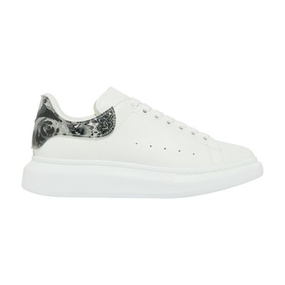 Alexander Mcqueen Alexander Mc Queen Black And White Oversized Trainer In White