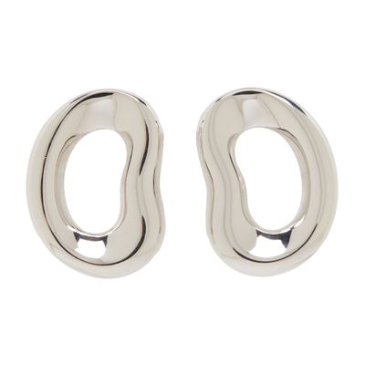 Charlotte Chesnais Shima Earrings In Silver