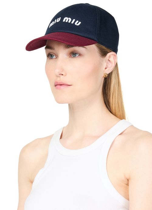 MIU MIU Cotton baseball cap