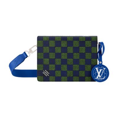 Louis Vuitton Book Messenger In Blue