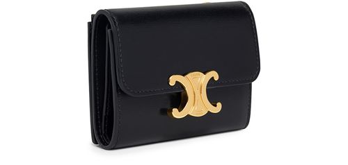 CELINE Compact wallet with coin Triomphe