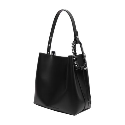 Kitesy Martin Studio Leather Bucket Bag In Black