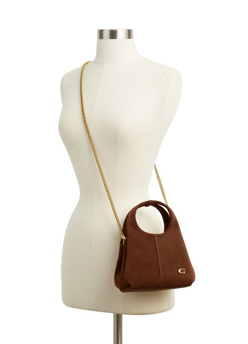 COACH Lana 19 suede shoulder bag