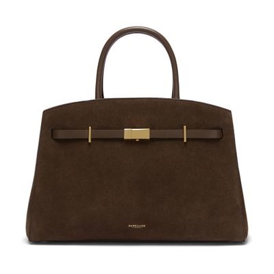 Demellier The Midi Husdon Handbag In Brown