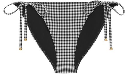 CELINE Triomphe swimsuit botton in vichy jersey