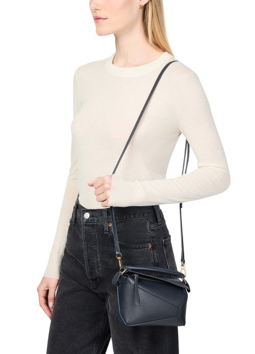 LOEWE Mini Puzzle bag in soft grained calfskin