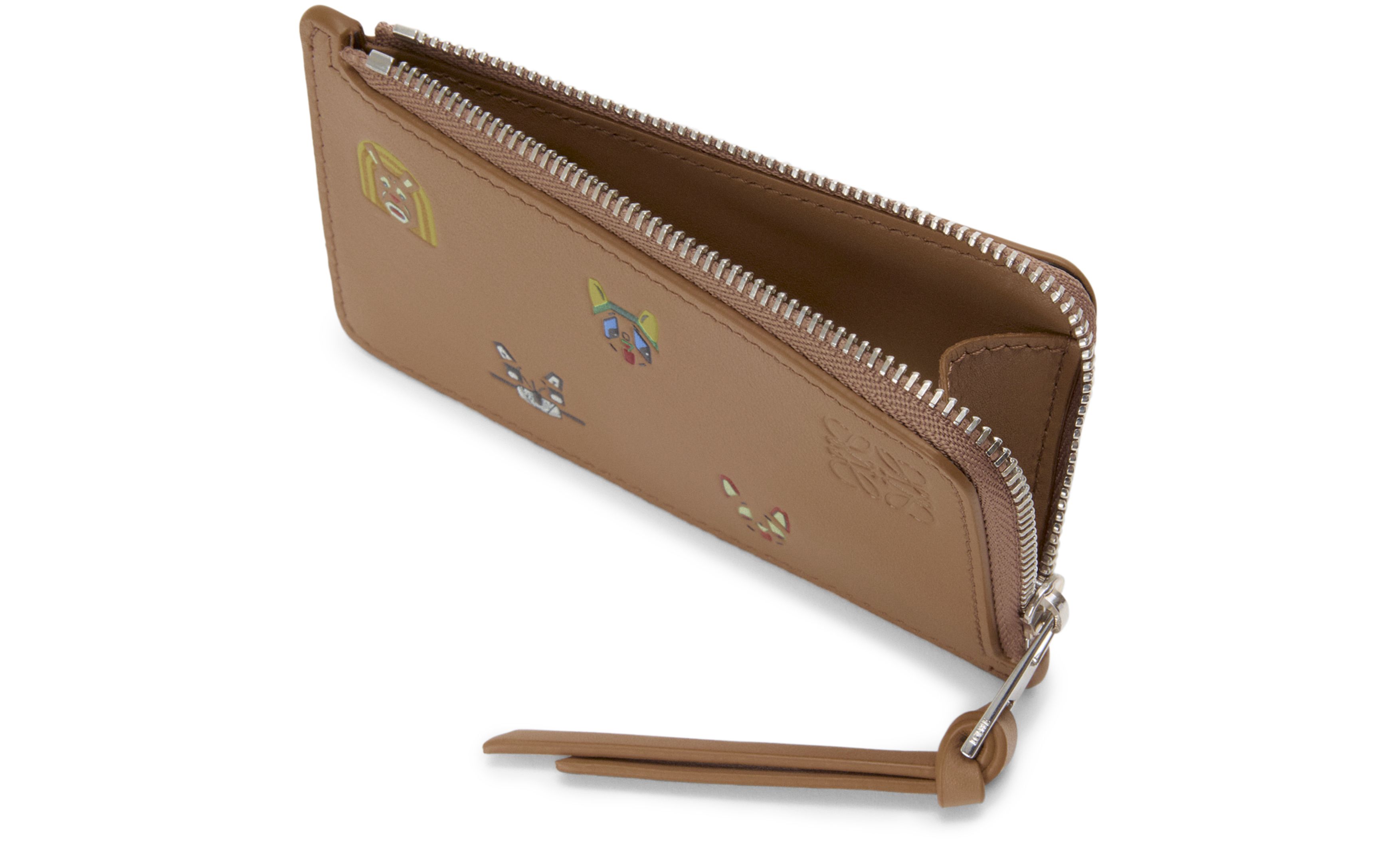 Cats coin cardholder in classic calfskin thumbnail 4