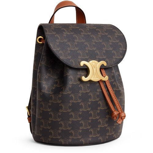CELINE Backpack Celine Bonnie in Triomphe canvas & calfskin