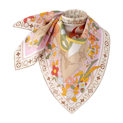 Louis Vuitton Picnic Square 90 In Pink