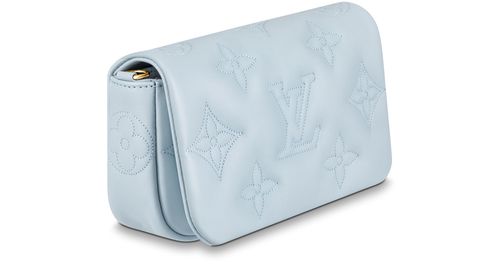 LOUIS VUITTON Wallet on Strap Bubblegram 