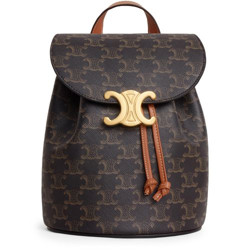 CELINE Backpack Celine Bonnie in Triomphe canvas & calfskin