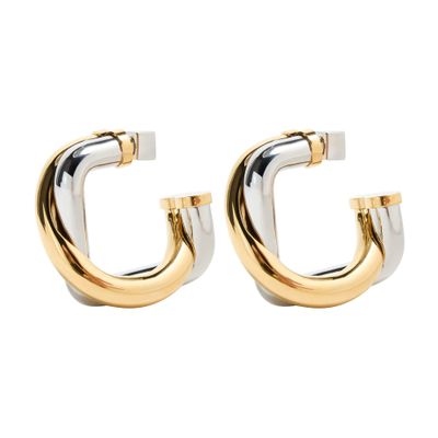 セリーヌノット スモールフープ / ゴールドフィニッシュ ブラス ノット スモールフープ / ゴールドフィニッシュ ブラス