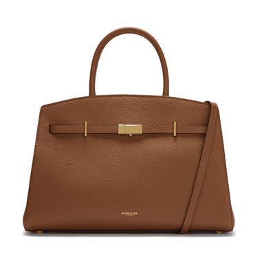 Demellier The Midi Husdon Handbag In Brown