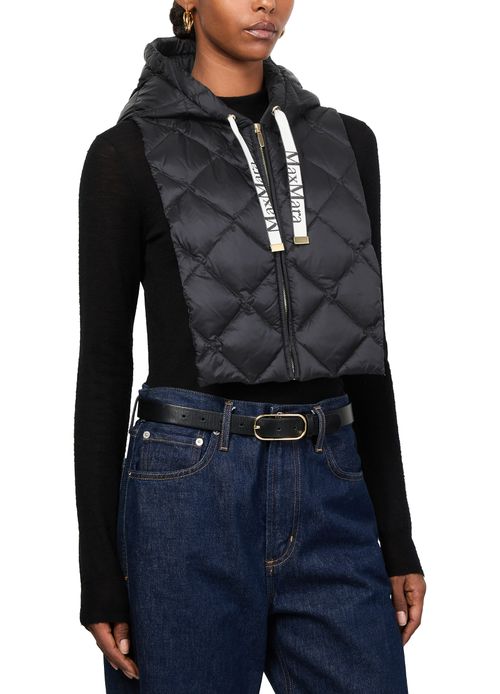 MAX MARA  Trec sleeveless plastron down jacket - THE CUBE