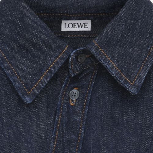 LOEWE Draped denim shirt