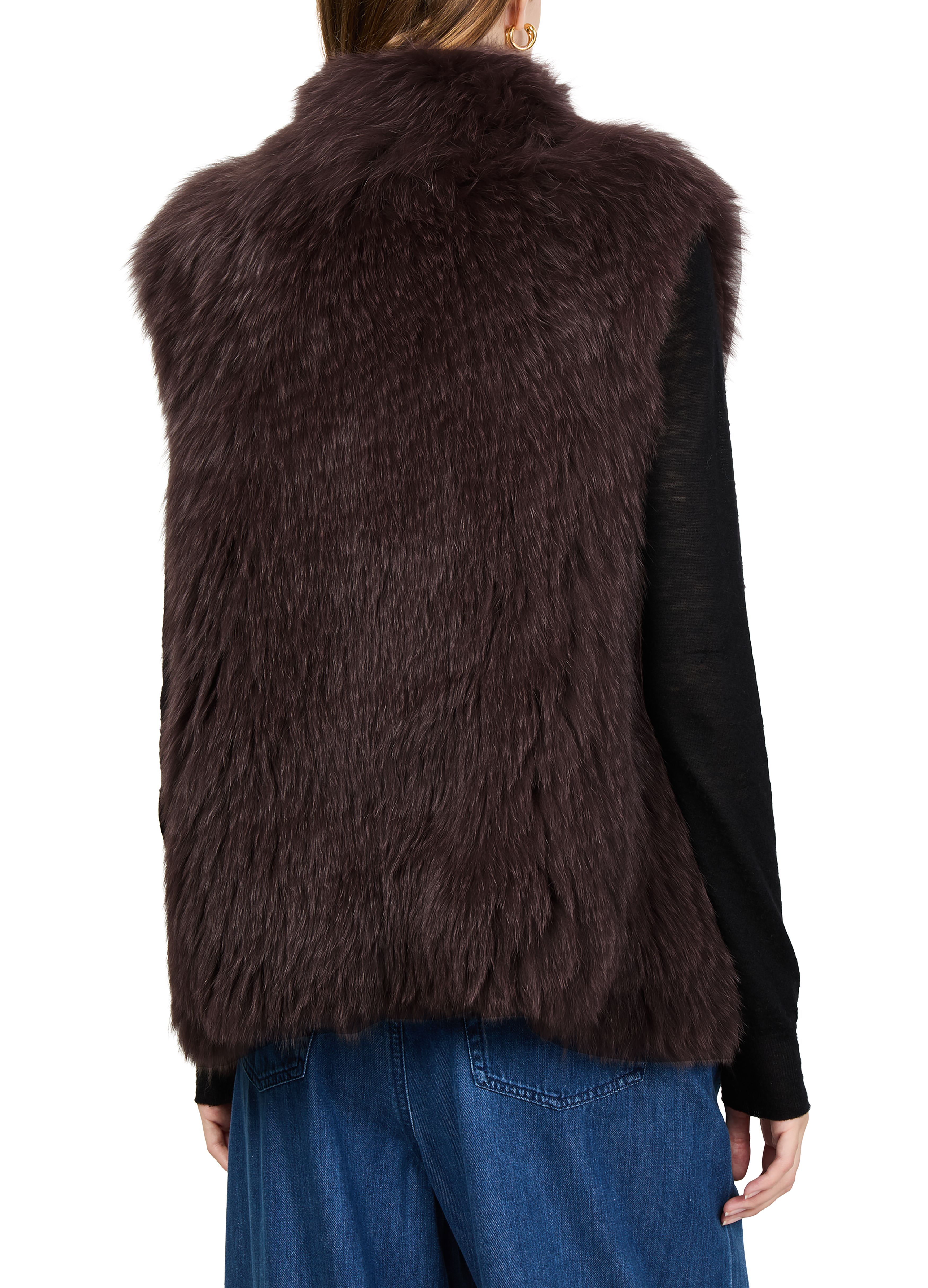 Fox fur gilet 5