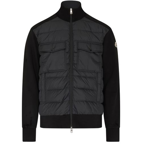 MONCLER Bi-material jacket