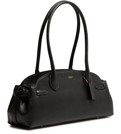COACH Empire Carryall 34 glazed leather shoulder bag