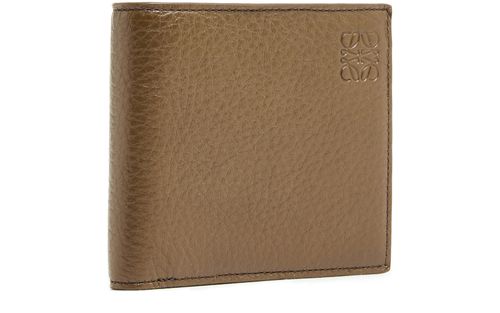 LOEWE Two-compartment wallet in supple grained calf leather.