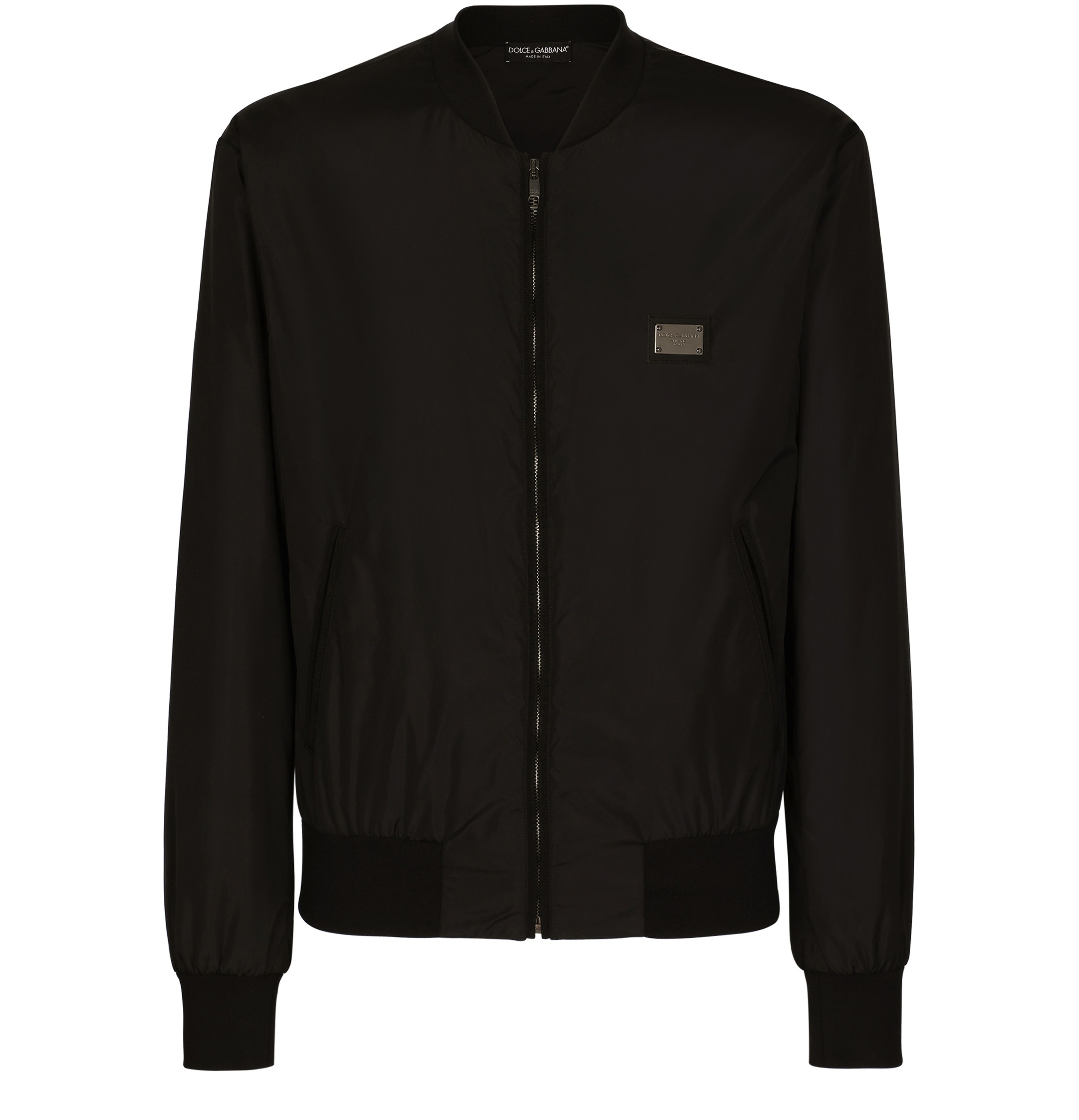 Dolce & Gabbana Men's Black Nylon Jacket With Branded Tag Size 50