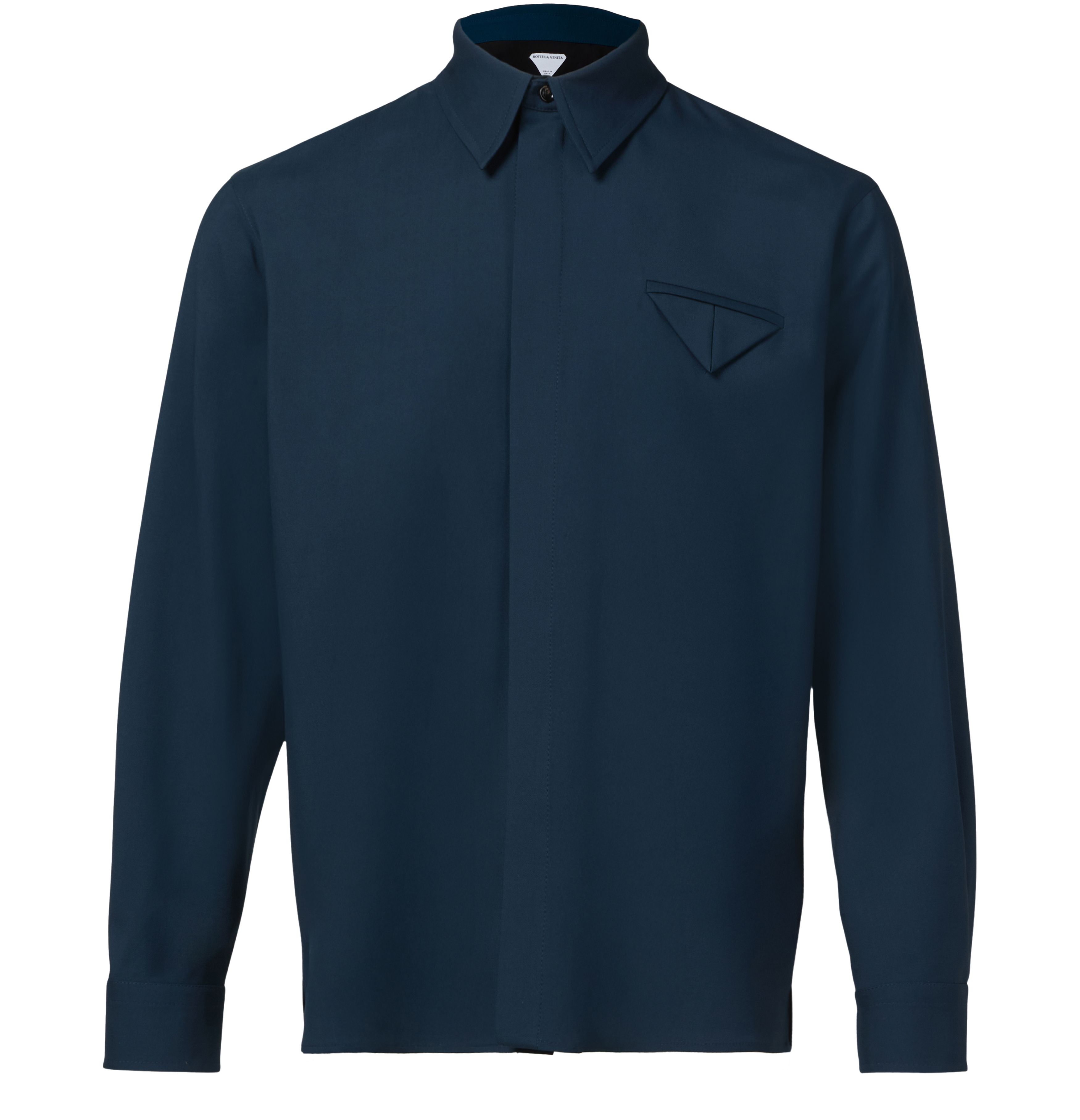 Wool broadcloth shirt