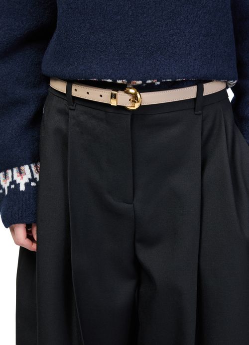 LOEWE Pebble belt in smooth calfskin