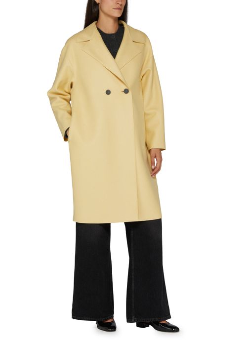 HARRIS WHARF LONDON Manteau en laine pressée