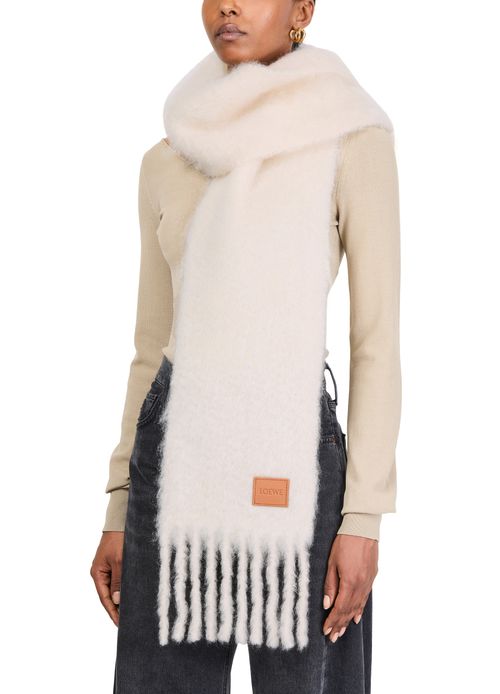 LOEWE Scarf in mohair and wool