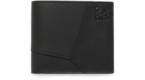 LOEWE Portefeuille à deux volets Puzzle en cuir de veau classique